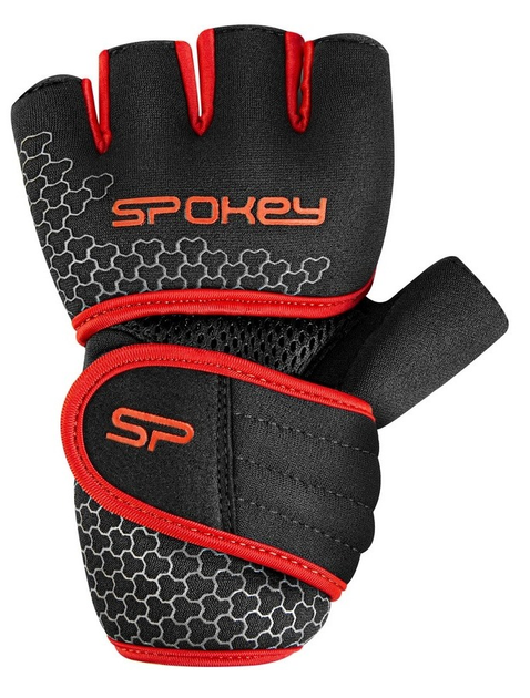 Rękawiczki treningowe Spokey na siłownię do ćwiczeń fitness LAVA M 928974 (5902693289746) - obraz 3
