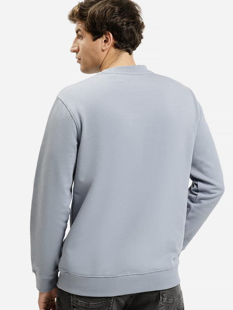 Bluza bez kaptura męska Cross Jeans 25507-005 M Jasnoszara (8697319807202) - obraz 2