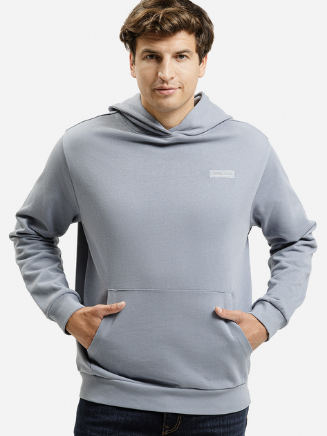 Худі чоловіче Cross Jeans 25508-005 M Светло-сіре (8697319807318) - зображення 1