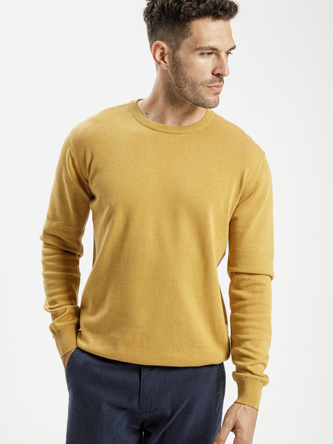 Джемпер чоловічий Cross Jeans 34228-026 L Жовтий (8697319196115) - зображення 1