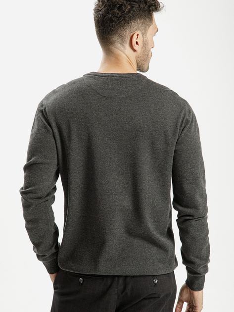 Sweter męski Cross Jeans 34228-021 M Ciemnoszary (8697319062335) - obraz 2