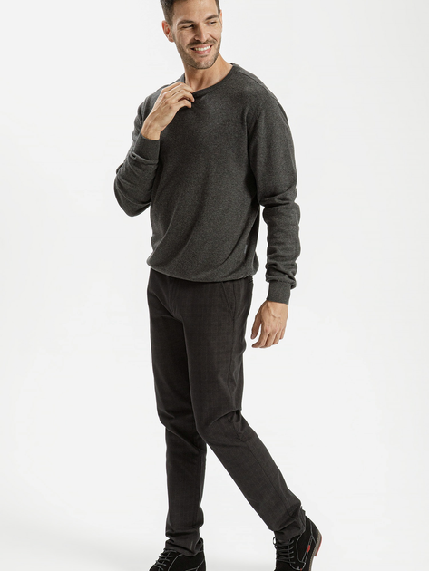 Джемпер чоловічий Cross Jeans 34228-021 XL Темно-сірий (8697319062328) - зображення 3