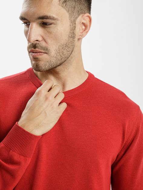Джемпер чоловічий Cross Jeans 34228-529 S Червоний (8697319062397) - зображення 4