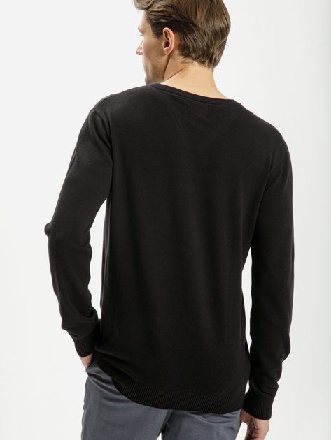 Пуловер чоловічий Cross Jeans 34229-020 M Чорний (8697319062540) - зображення 2
