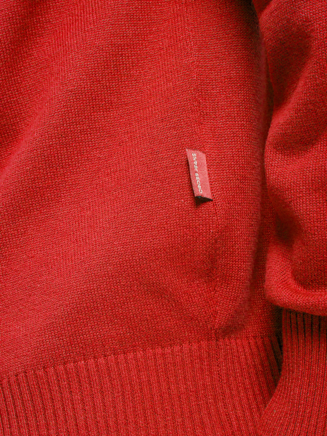 Pulower męski Cross Jeans 34229-529 2XL Czerwony (8697319062564) - obraz 4