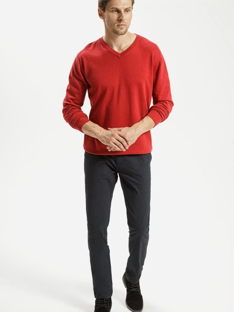Pulower męski Cross Jeans 34229-529 M Czerwony (8697319062595) - obraz 3