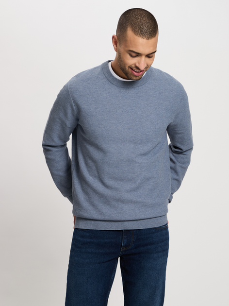 Джемпер чоловічий Cross Jeans 34266-200 XL Синій (8697319808919) - зображення 1