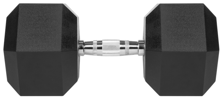 Гантеля чавунна з гумовим покриттям Rebel Active HEX RBA-2325-37.5 37.5 кг (5901890111997) - зображення 2