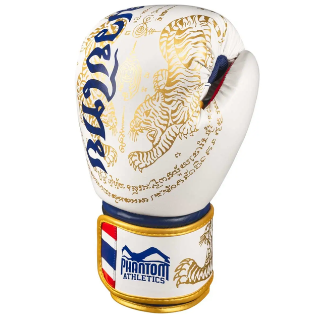 Рукавички боксерські з бинтами Phantom Muay Thai Limited Edition 14 унцій, золотисті - Фото 3 Рукавички боксерські з бинтами Phantom Muay Thai Limited Edition 14 унцій, золотисті - изображение 3