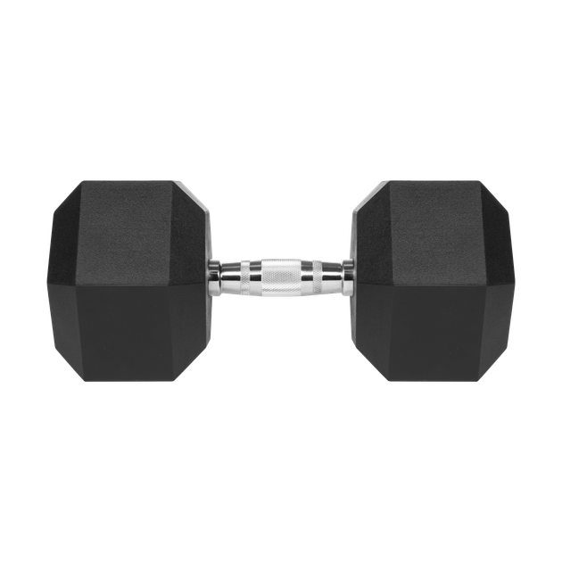 Гантеля чавунна з гумовим покриттям Rebel Active HEX RBA-2325-32.5 32.5 кг (5901890111973) - зображення 1