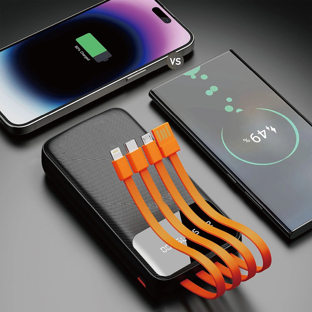 УМБ Dudao K6Pro 10000 mAh 15W Black (6977196682058) - зображення 4