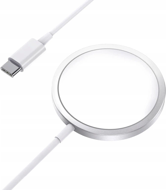 Беспроводное зарядное устройство MagSafe с Type-C 15 Вт для iPhone 8–17 AirPods 1 м - Фото 4 Беспроводное зарядное устройство MagSafe с Type-C 15 Вт для iPhone 8–17 AirPods 1 м - изображение 4