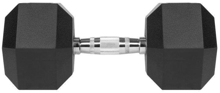 Гантеля чавунна з гумовим покриттям Rebel Active HEX RBA-2325-22.5 22.5 кг (5901890111928) - зображення 2