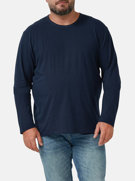 Чоловічий лонгслів s.Oliver 10.3.16.12.130.2174167-5978 5XL Темно-синій (4099978345899) - зображення 1