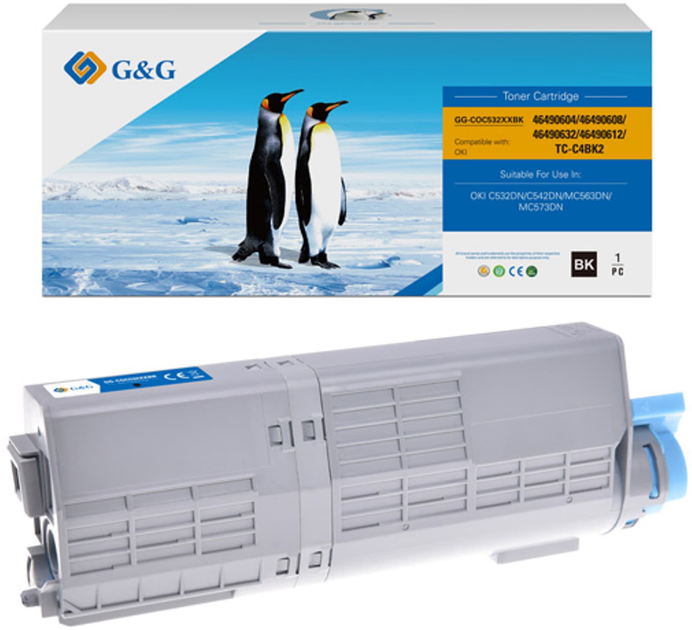 Toner G&G do OKI 46490608 Black (NT-COC532XXBK) - obraz 1