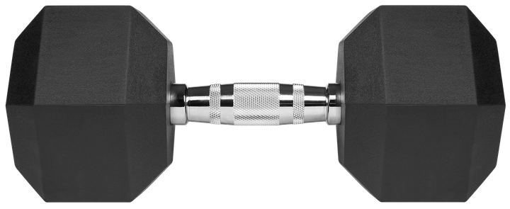 Гантеля чавунна з гумовим покриттям Rebel Active HEX RBA-2325-20 20 кг (5901890111911) - зображення 2