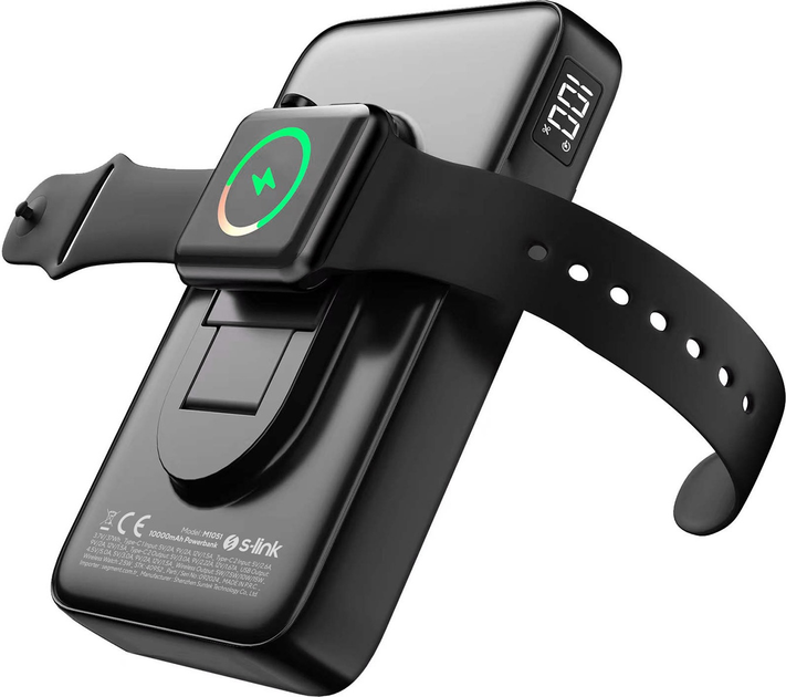 УМБ S-Link S-Link M1051 10000 mAh 22.5W Black (M1051-BLACK) - зображення 10