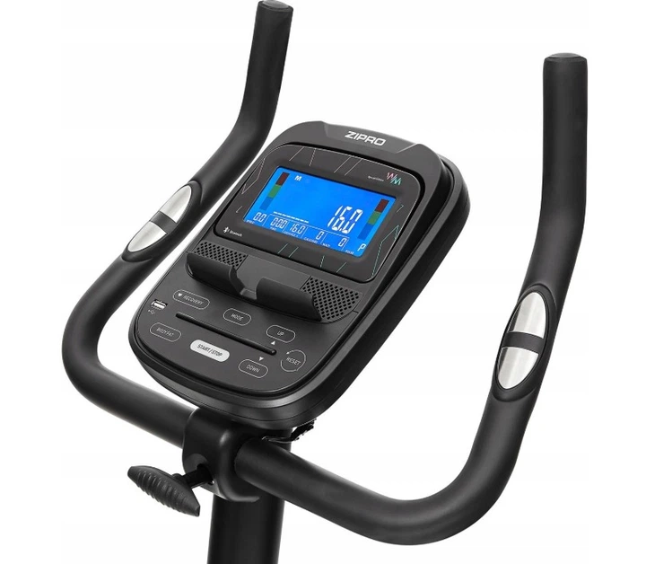 Велотренажер для дома Zipro Flame WM до 150 кг USB Bluetooth с системой магнитного сопротивления - Фото 3 Велотренажер для дома Zipro Flame WM до 150 кг USB Bluetooth с системой магнитного сопротивления - зображення 3