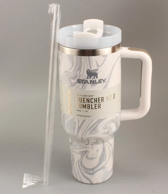 Термокружка Stanley Quencher H2.0 Tumbler 1,182 л Gray Marble - изображение 4