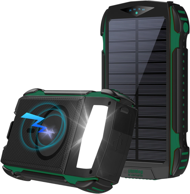 Powerbank 4smarts TitanPack UltiMag 20000 mAh 20W Black/Grreen (4252011904228) - obraz 2