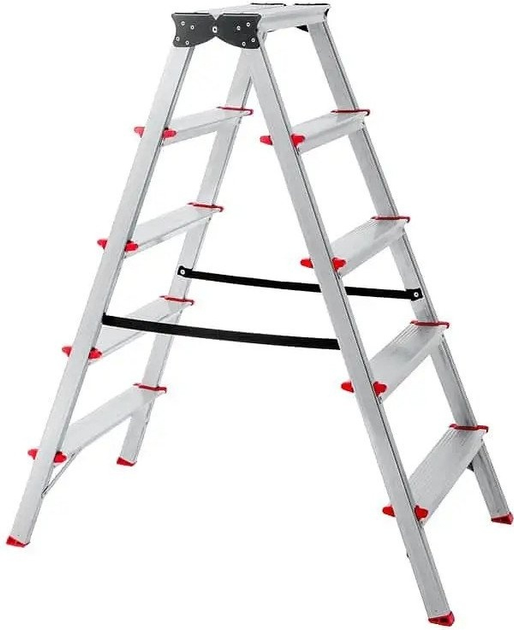 Драбина Haushalt 5-ступеневі складні (3871880001428) - зображення 1