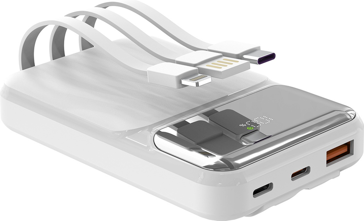 УМБ S-Link P104 10000 mAh 22.5W White (P104-WHITE) - зображення 2