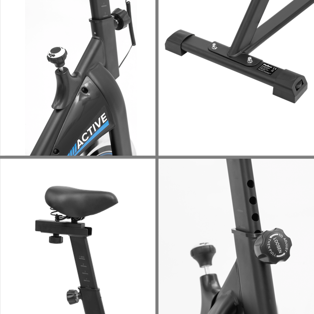 Велотренажер Rebel Active Спінбайк RBA-1008 (5901890098137) - зображення 10