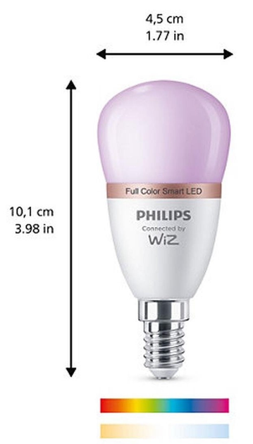 Розумна лампочка Philips LED WFB 4.9 W P45 E14 (8719514437333) - зображення 2