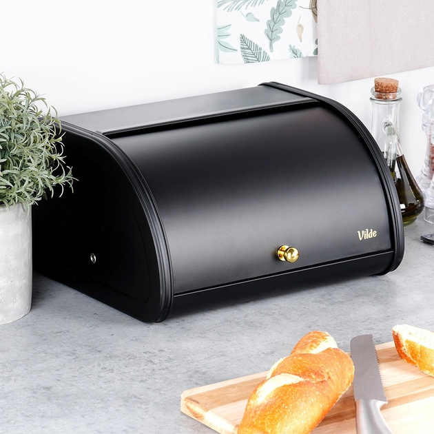 Chlebak Vilde metalowy Czarny (5904316472887) - obraz 6