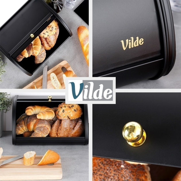 Chlebak Vilde metalowy Czarny (5904316472887) - obraz 10