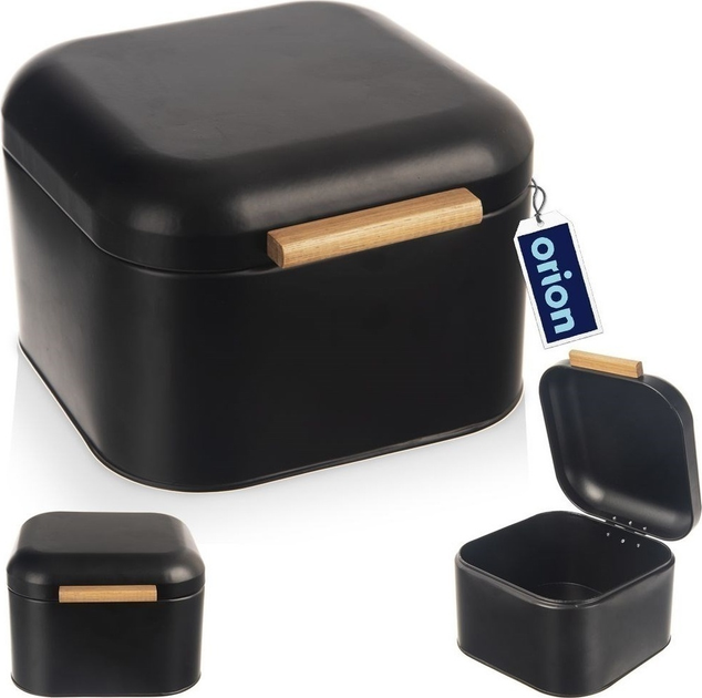 Chlebak Orion metalowy Czarny (8592381189112) - obraz 4