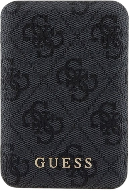 Комплект Guess Case 4G Metal Logo for iPhone 15 Pro + Powerbank 5000mAh MagSafe Black (GUBPM5P15L4GEMGK) - зображення 5
