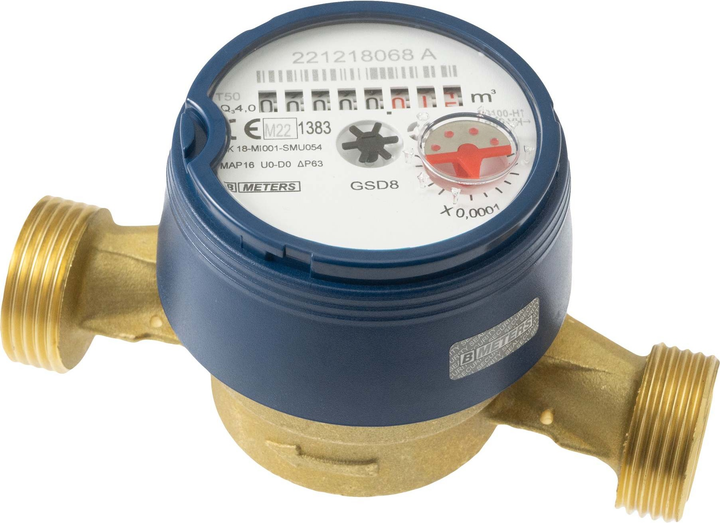 Лічильник води BMeters GSD8-I 130 мм Синій - зображення 1