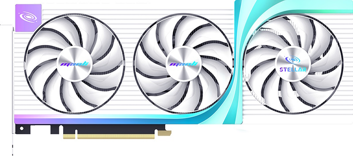 Karta graficzna Manli PCI-Ex GeForce RTX 5070 Stellar OC 12GB GDDR7 (192bit) (2325/28000) (3 x DisplayPort, HDMI) (N76450700M36321) - obraz 1