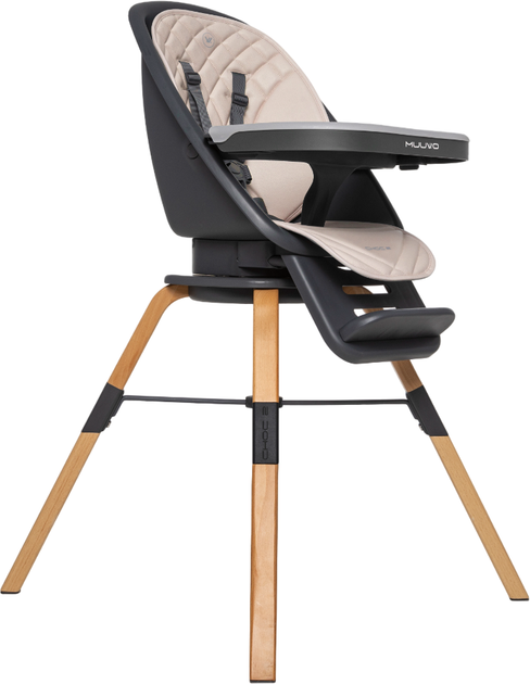 Стульчик для кормления Muuvo Choc 2 Beige (M-CHOC-2-BEIGE) - Фото 1 Стульчик для кормления Muuvo Choc 2 Beige (M-CHOC-2-BEIGE) - изображение 1