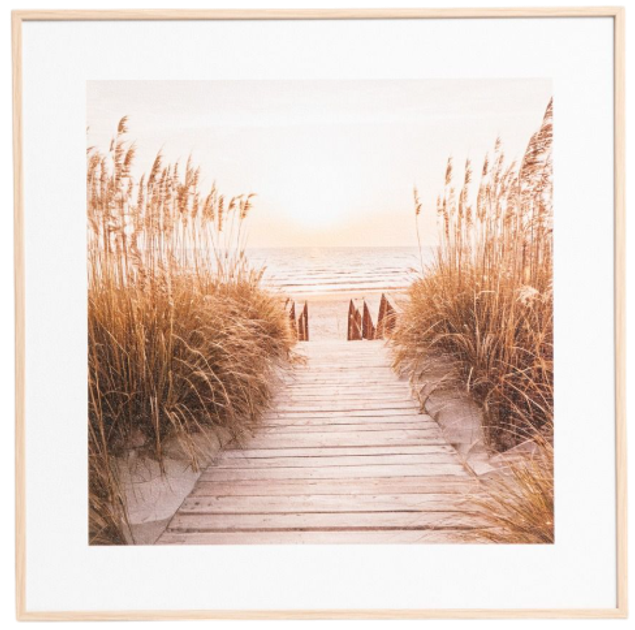 Obraz Homla zejście na plaże 30 x 30 cm (5906496757655) - obraz 1