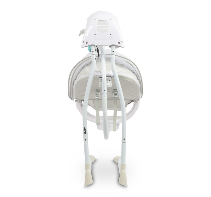 Гойдалка електрична Caretero Raffi Світло-сіра (5903076320568) - зображення 12