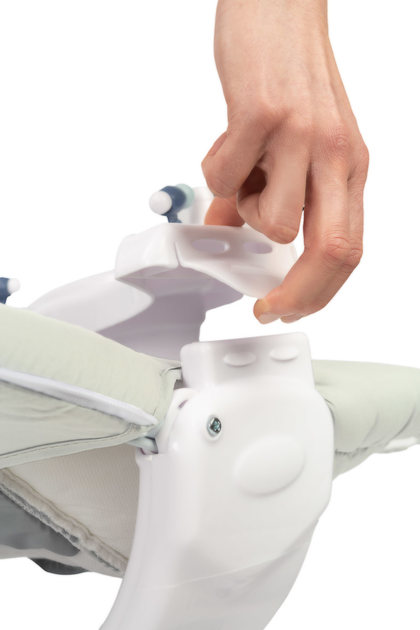 Гойдалка електрична Caretero Raffi Світло-сіра (5903076320568) - зображення 17