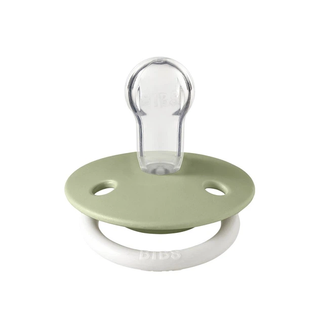 Пустышка BIBS 0-36 мес De Lux - Sage GLOW Silicone - Фото 4 Пустышка BIBS 0-36 мес De Lux - Sage GLOW Silicone - изображение 4