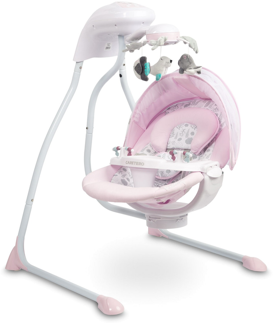 Гойдалка електрична Caretero Raffi Рожева (5903076307828) - зображення 2