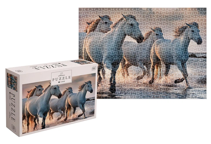 Пазли тришарові Wild Horses4 1000 деталей Interdruk 384997 - Фото 1 Пазли тришарові Wild Horses4 1000 деталей Interdruk 384997 - зображення 1