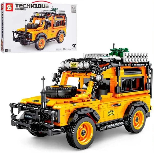 Конструктор Машина Внедорожник Джип Land Rover 24 см Metr+ 8551 1053 детали - изображение 2
