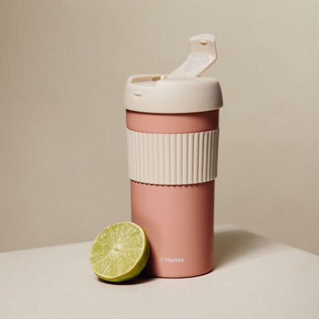 Kubek termiczny Homla Poppie różowy 0.5 l (5906496750076) - obraz 4