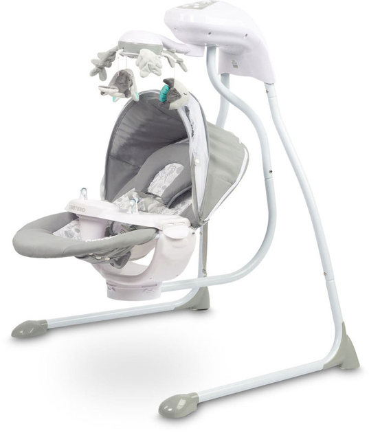 Гойдалка електрична Caretero Raffi Графітова (5903076320575) - зображення 4