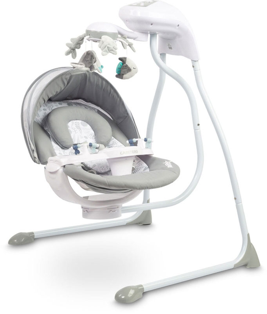 Гойдалка електрична Caretero Raffi Графітова (5903076320575) - зображення 5