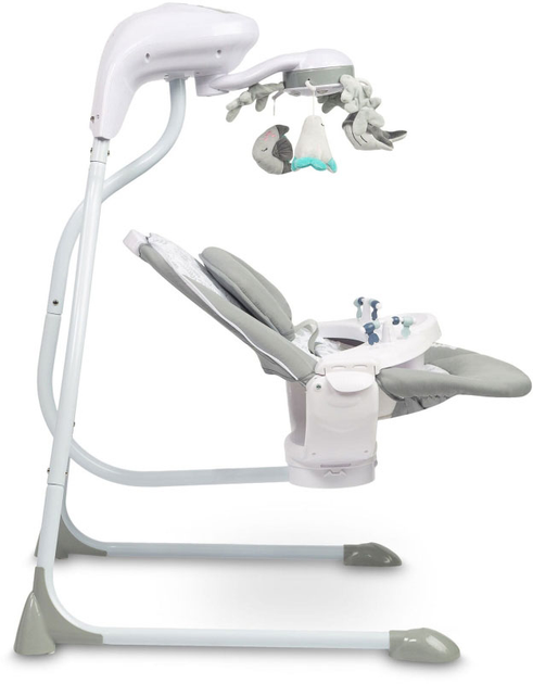 Гойдалка електрична Caretero Raffi Графітова (5903076320575) - зображення 8