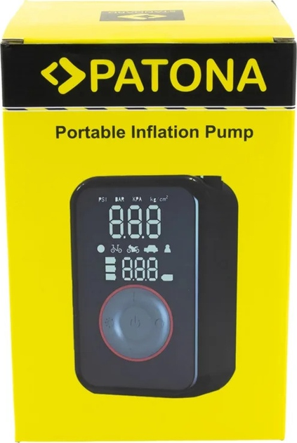 Компресор PATONA Portable Inflation Pump 4-in-1 10.3 bar 4000 mAh (4223) - зображення 8
