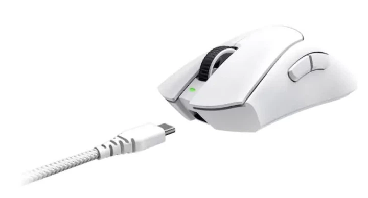 Миша Razer DeathAdder V3 Pro Wireless white (RZ01-04630200-R3G1) - Фото 6 Миша Razer DeathAdder V3 Pro Wireless white (RZ01-04630200-R3G1) - изображение 6