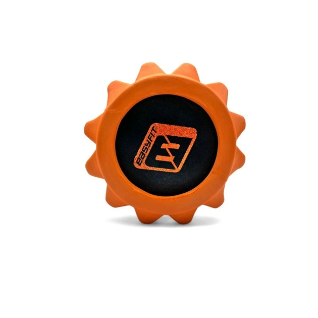 Массажный ролик EasyFit EF-2052-OR, EVA-пена, оранжевый, 33×13 см - для йоги, фитнеса, реабилитации - изображение 3