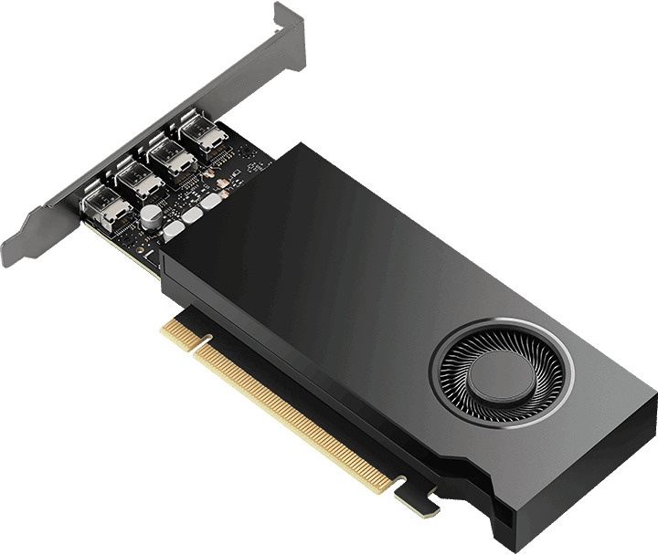 Відеокарта PNY PCI-Ex NVIDIA RTX 2000E Ada Generation 16GB GDDR6 (128 bit) (4 x miniDisplayPort) (VCNRTX2000EADA-SB) - зображення 3